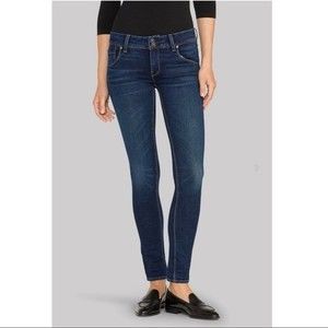 Hudson Collin Mid-Rise Skinny Denim Jeans, Size 27